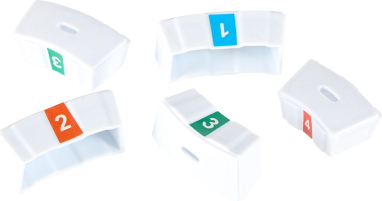 Číslované a barevné dílky