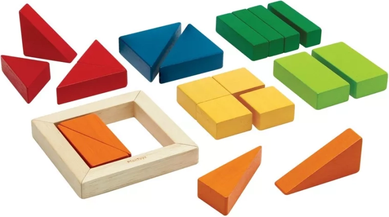 Zlomkové kostky PlanToys
