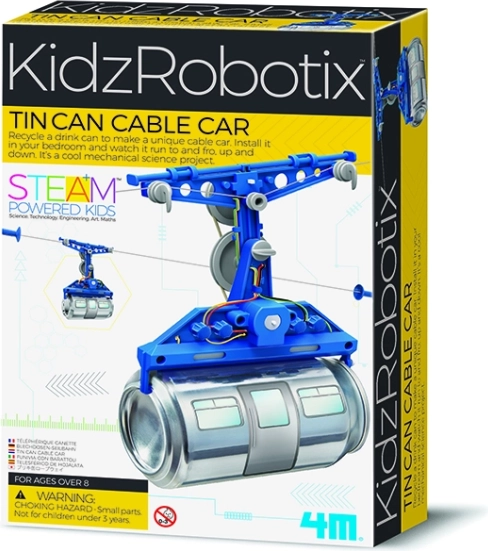 Lanovka z plechovky 4M KidzRobotix