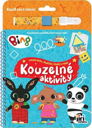 Kouzelné aktivity Bing – vodní omalovánky s perem