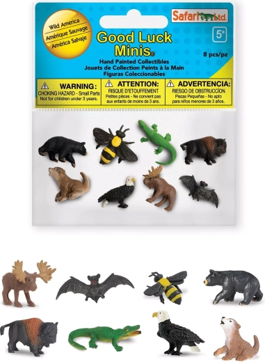 Divoká Amerika – Safari Ltd. Good Luck Minis funpack (8 mini figurek)