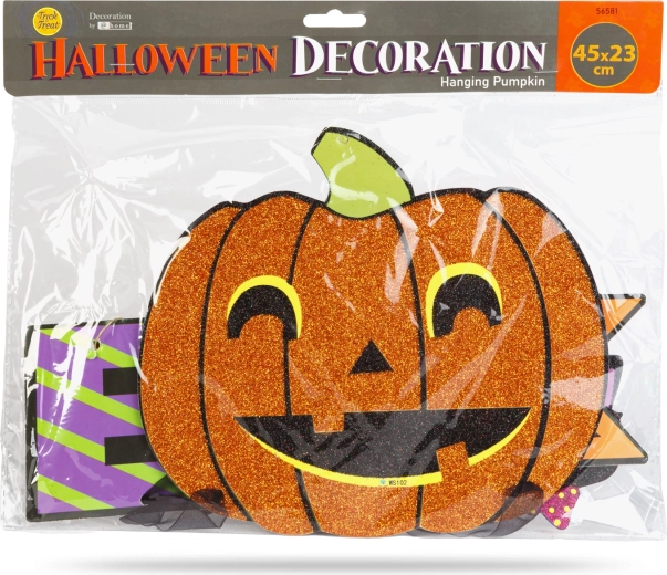 Třpytivá dýně pro Halloween
