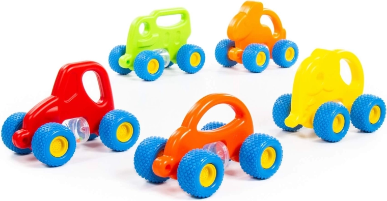 Baby Gripcar barevné autíčko s velkými koly - 1 kus