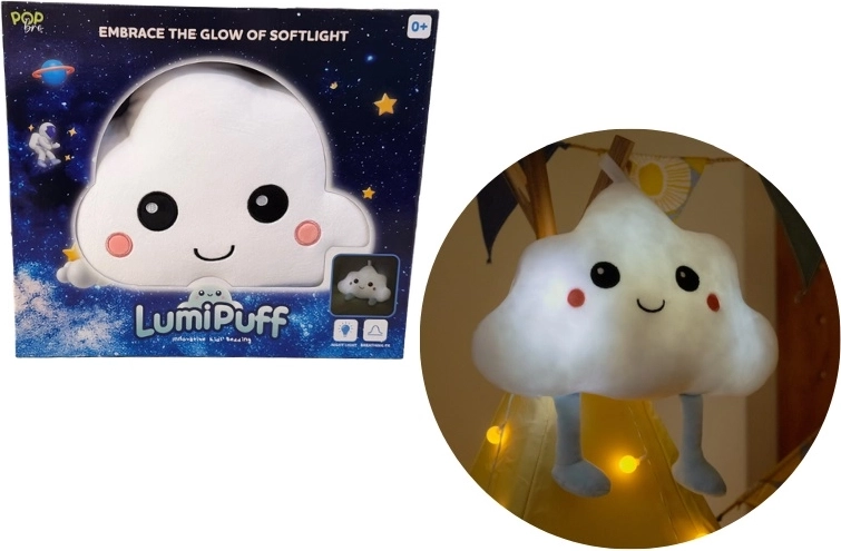 LumiPuff svítící polštář mráček