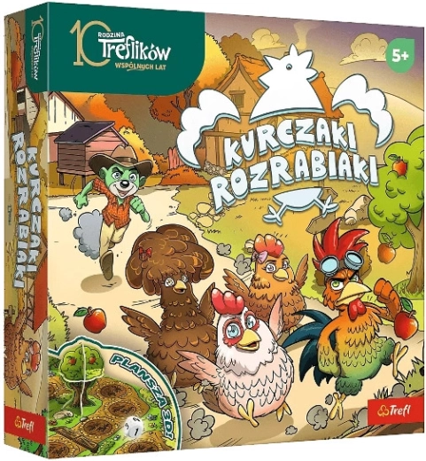Kurczaki rozrabiaki – rodinná hra o sbírání jablek