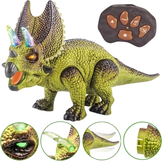 Woopie dálkově ovládaný robotický dinosaurus Triceratops
