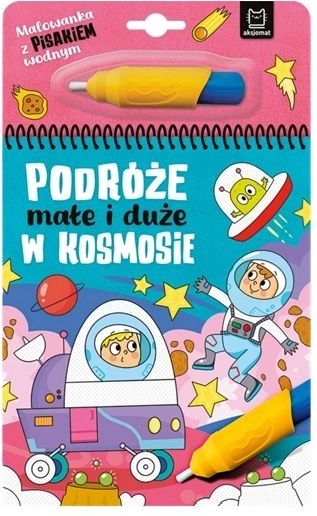 Malowánka s vodním fixem ve vesmíru