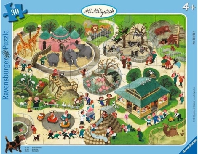 Ravensburger Puzzle návštěva zoo 30 dílků