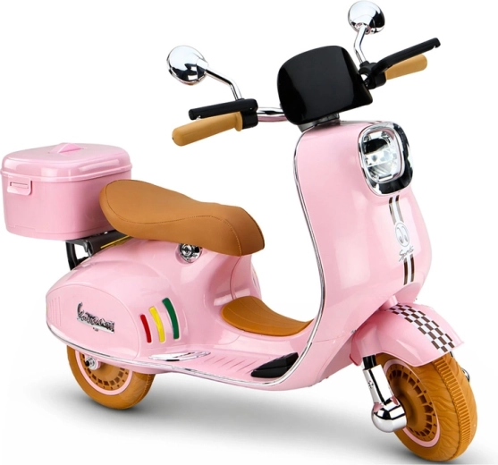 Dětská elektrická Vespa růžová