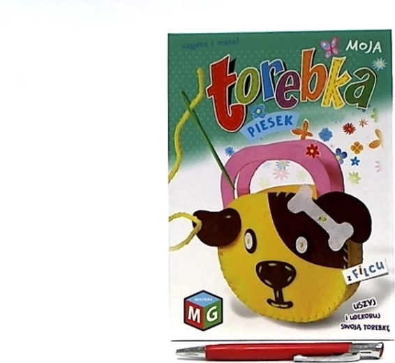 Moja Torebka kreativní sada na výrobu plstěné kabelky Pejsek