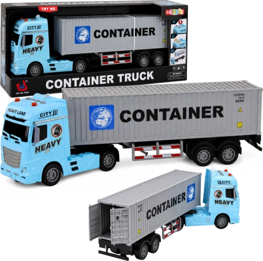 Dětský kamion s kontejnerem, světly a zvuky, 54 cm - 1 kus