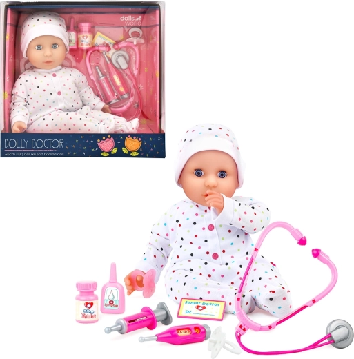 Dolls World panenka doktorka Dolly 46 cm