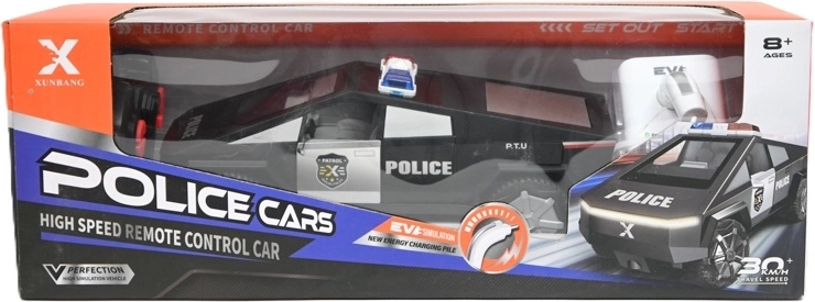 Futuristické dálkově ovládané policejní auto RC
