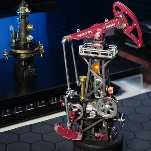 Kovové detaily a stabilní podstavec