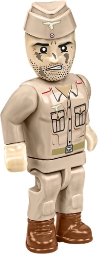 Minifigurka dělostřelce a doplňky