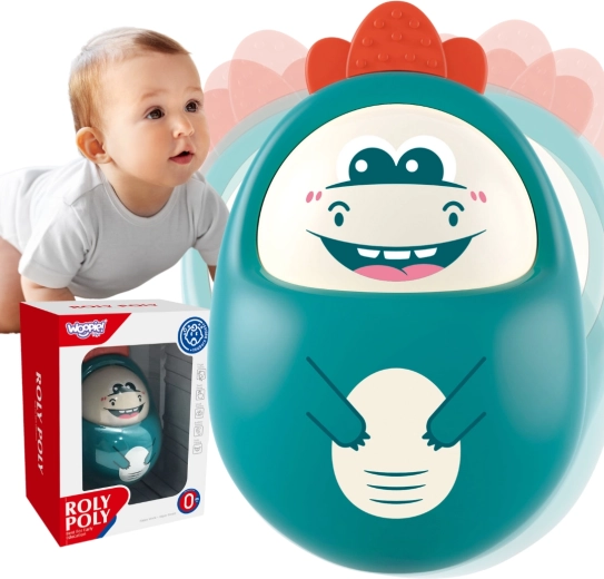 Woopie houpací dinosaurus s melodiemi pro miminka