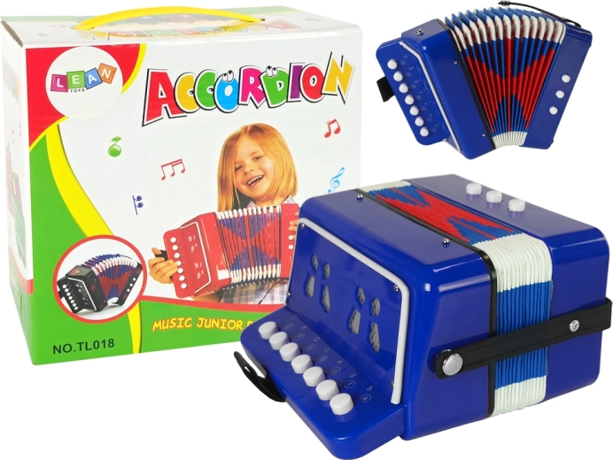 Dětský akordeon modrý