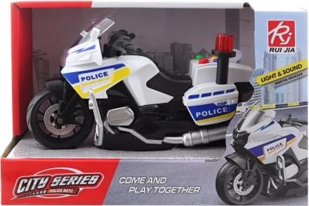 Policejní motorka na baterie - 1 kus