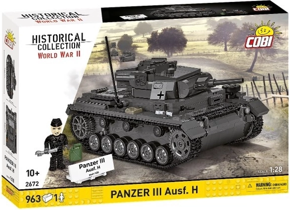 COBI Panzer III Ausf. H – stavebnice 963 dílků (1:28)