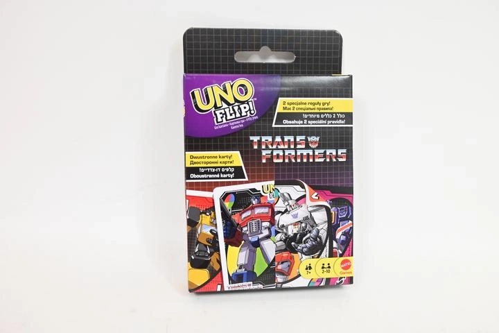 Mattel Uno flip! Transformers karetní hra