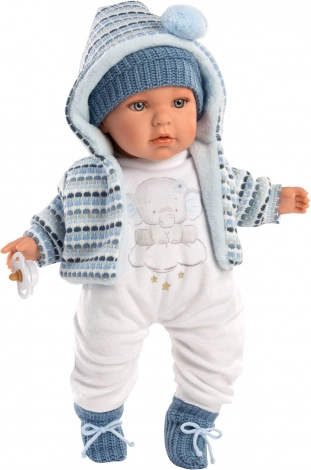 Realistická panenka Baby Enzo se zvuky