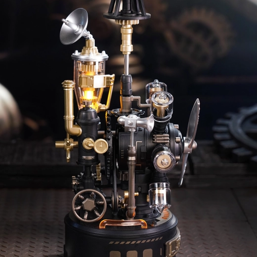 LED osvětlení a efekt páry