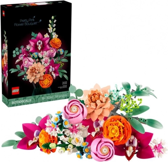 LEGO® Botanicals 10342 Krásná kytice růžových květin