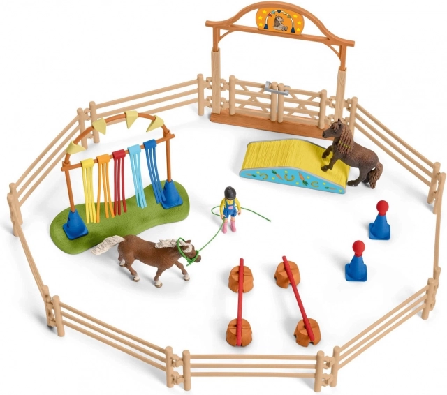 SCHLEICH Farm world® 42481 Trénink v agility pro pony