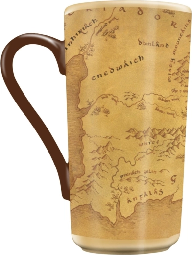 Keramický hrnek Pán prstenů s mapou Středozemě 470 ml