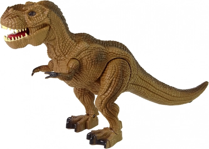 ZRC dino Tyrannosaurus rex hnědý s infra dálkovým ovládáním