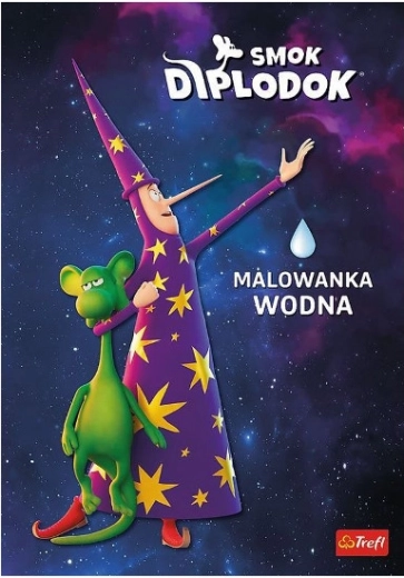 Smok Diplodok – vodní omalovánky
