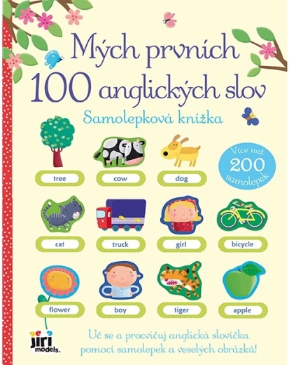 Samolepková knížka 100 anglických slov