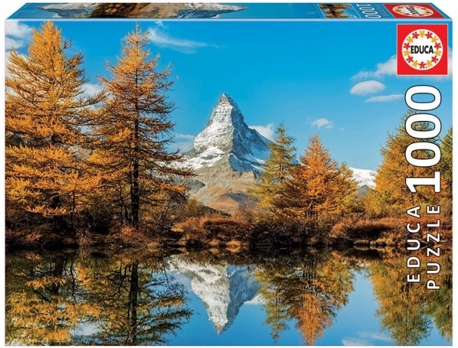 Educa puzzle Podzimní Matterhorn Švýcarsko 1000 dílků