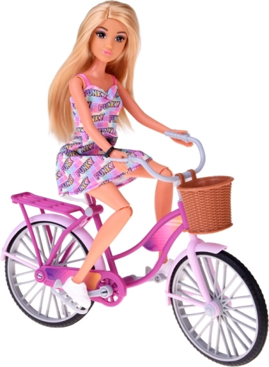 Stylové kolo s košíkem a nosičem