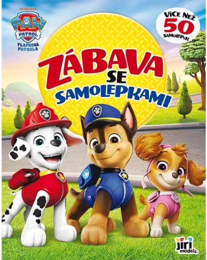 Samolepková knížka Tlapková patrola – zábava se samolepkami