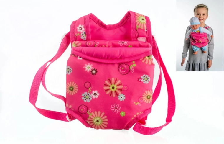 Látková klokanka pro miminka a panenky 29 × 20 cm