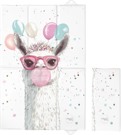 Ceba baby cestovní přebalovací podložka basic crazy lama 60 × 40 cm