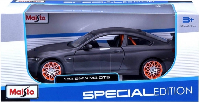 Kovový model BMW M4 GTS 1:24 šedý