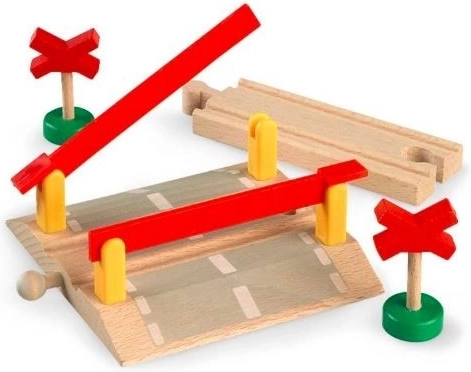 Realistický železniční přejezd pro vláčkodráhu