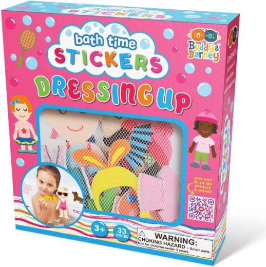 Pěnové koupelové samolepky – oblékej mě