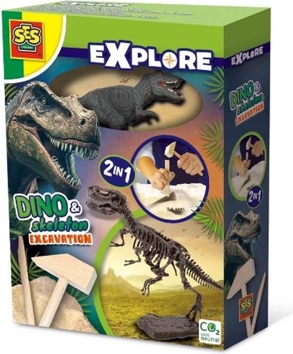 SES Creative Explore 2v1 vykopávky dinosauří fosilie T-Rex