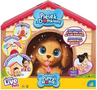 Interaktivní pejsek s domečkem Little Live Pets