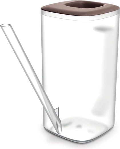 Zalévací konvička Tubi 1,6 l transparentní/marsala