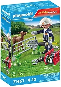 Sada figurek Action Heroes Záchrana zvířat od Hasičů