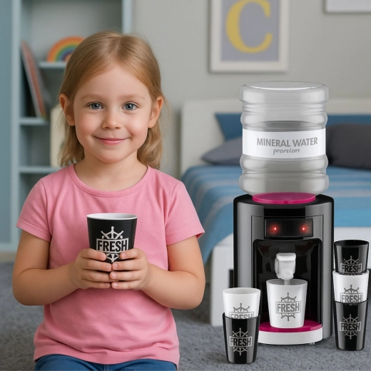 Servírování s 6 kelímky