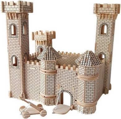 Dřevěné 3D puzzle válečná loď – plachetnice Orel