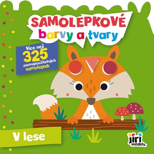 Samolepková knížka barvy a tvary: V lese