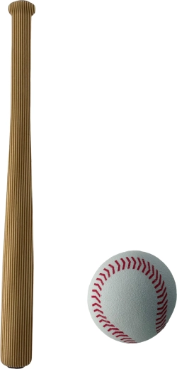 SPORTO baseballová pálka s dekorem dřeva