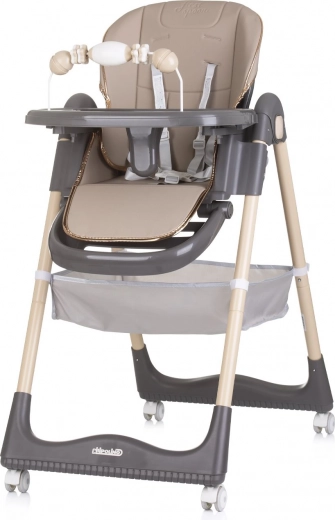 Chipolino jídelní židlička First Spoon Macadamia