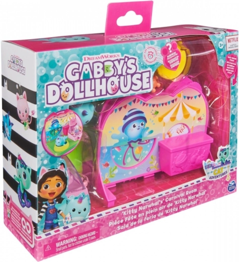 GABBY'S DOLLHOUSE karnevalový pokoj narvalkočky